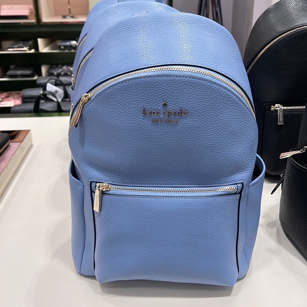 Kate Spade Leila Pebbled Leather Medium Dome Backpack
Dusty Blue - Picture 14 of 16